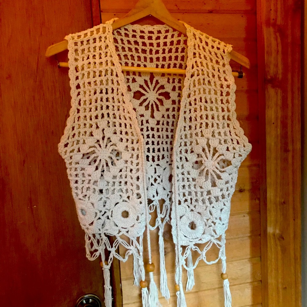 Vintage Crochet Vest